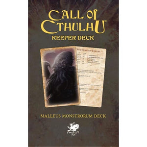 Call of Cthulhu 7E RPG: Keeper Deck - Malleus Monstrorum