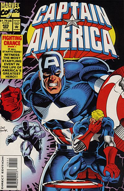 Captain America (1968 1st Series) #425 Embossed / Foil Edition