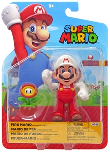 Jakks Pacific Fire Mario with Fire Flower Action Figure