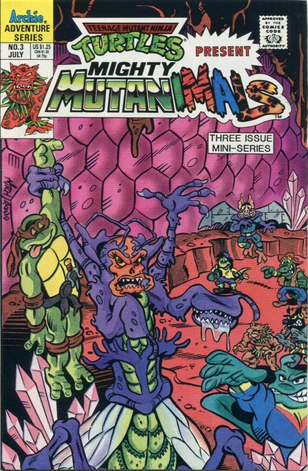 Mighty Mutanimals #3 (1991 Mini-Series)