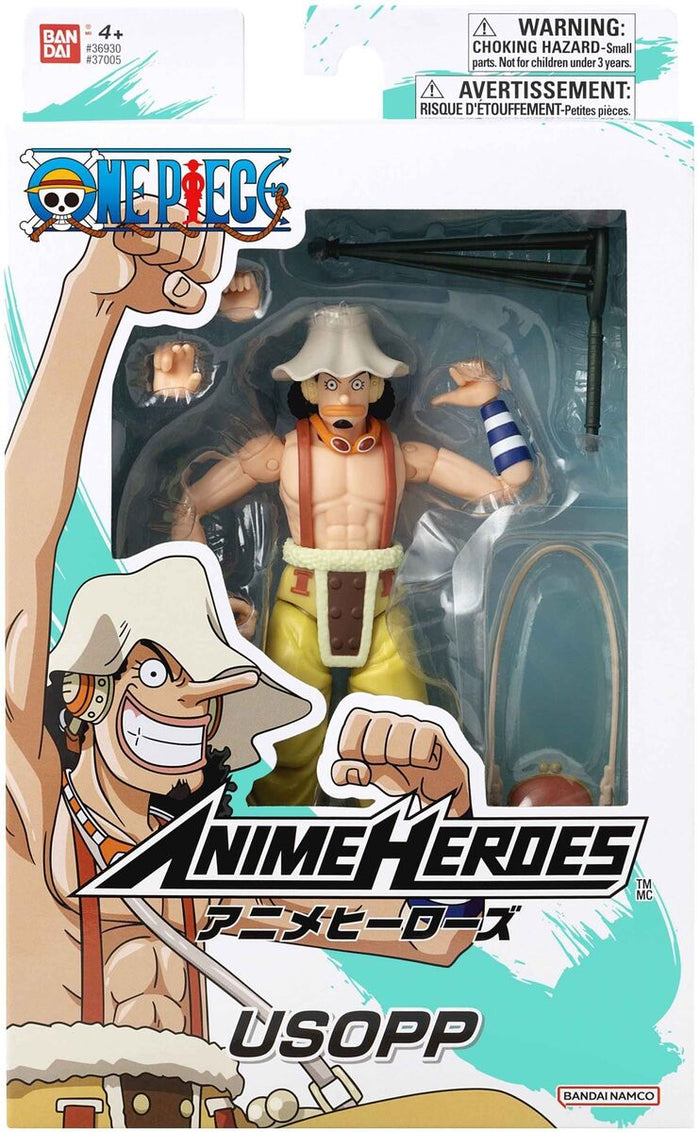 Bandai One Piece Anime Heroes Usopp Action Figure