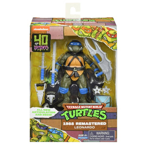 Teenage Mutant Ninja Turtles : 1988 Remastered Leonardo Figure MIB Walmart Exclusive