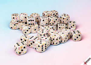 Dice Set: Chessex SPECKLED BIRTHDAY 12MM D6 DICE BLOCK (x36 Dice)(CHX 25921)