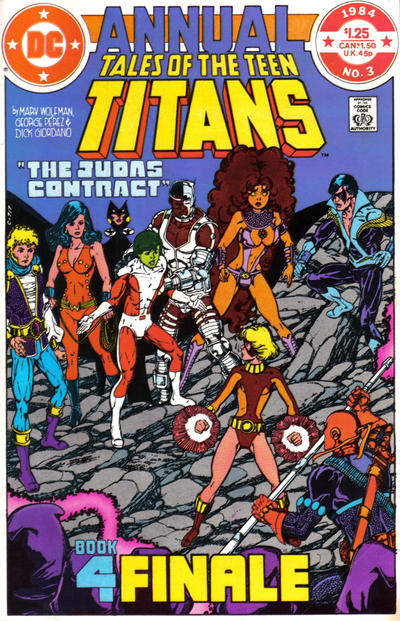 Tales of the Teen Titans Annual #3 (Judas Contract 4 of 4) "Death" of Terra