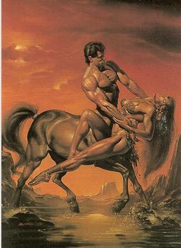 Boris Vallejo Trading Card Series 1 (1991) #88 - Deianeira and Nessus