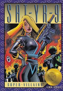 X-Men : Skybox Series 2 (1993) Trading Cards :  #72 - Sat-Yr-9