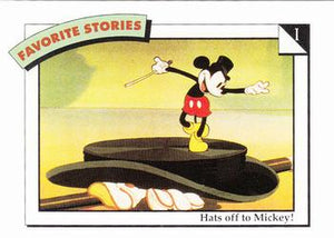 Disney Collector Cards (1991 Impel)  #30 - I: Hats off to Mickey!