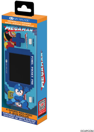 My Arcade - Mega Man Pixel Pocket Pro Portable Handheld Gaming System