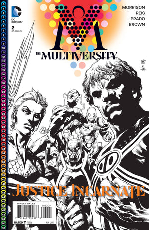 Multiversity #2 Ivan Reis Black & White Variant (2014 DC)