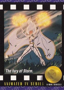 X-Men : Skybox Series 2 (1993) Trading Cards : #99 - The fury of Storm.