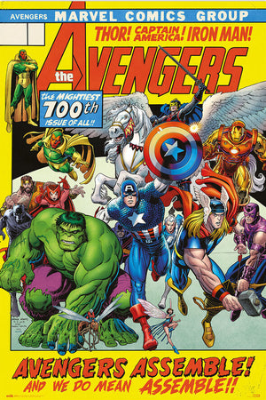 Poster: Avengers - 100th Comic Cover - Regular Poster