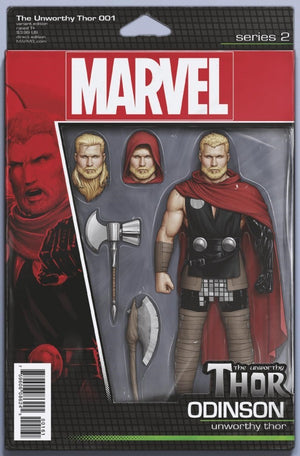 Unworthy Thor #1 (2016) Christopher Action Figure Variant ***This is a Comic Not an Action Figure!!!***