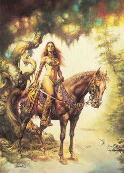 Boris Vallejo Trading Card Series 2 (1992)  #72 - Demon in the Mirror