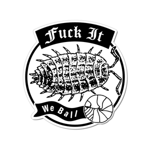Sticker: "Pizza Time" Chrome Sticker by Arcane Bullshit