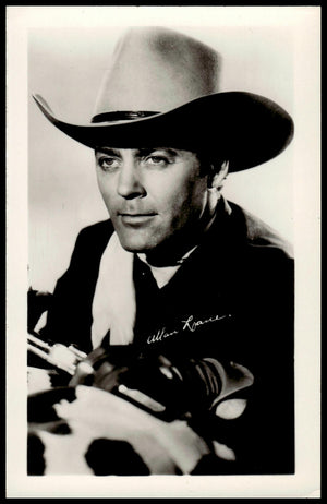 Vintage Allan "Rocky" Lane  1950's Fan Club Photo