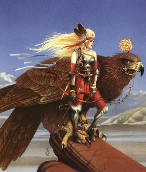 Chris Achilleos Trading Cards Series 1 (1992) #37 - Eagle Rider