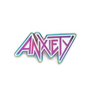 Enamel Pin: Anxiety (Anodized)