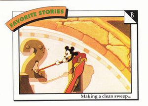 Disney Collector Cards (1991 Impel) #26 - B: Making a clean sweep...