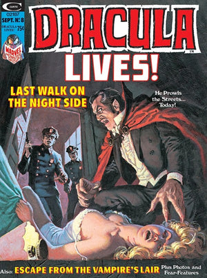 Dracula Lives #8 (1973 Curtis / Marvel Magazine Sized)