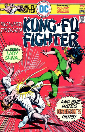 Richard Dragon, Kung Fu Fighter #5 1st Appearance of Lady Shiva!