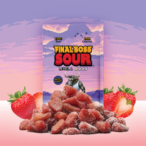 Final Boss Sour : Level 1 Strawberries (Candy)