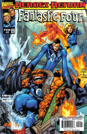 Fantastic Four #2 Carlos Pacheco Variant (1998 3rd Series / Heroes Return)