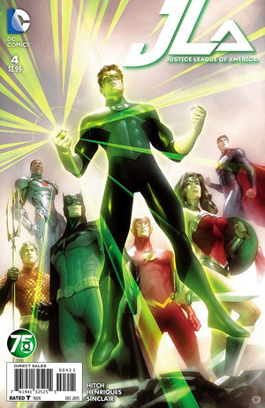 Justice League of America #4 (2015 Series) Green Lantern 75 Variant
