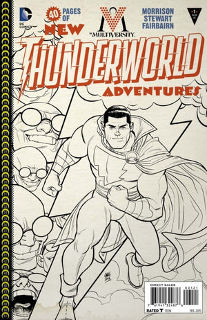Multiversity: Thunderworld Adventures #1 Cameron Stewart Black & White Variant (2014 DC)
