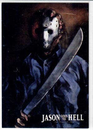 Jason Goes To Hell : Promo Trading Card Eclipse Comics J-1