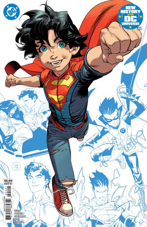 NEW HISTORY OF THE DC UNIVERSE #4 (OF 4) CVR B DAN MORA CARD STOCK VAR