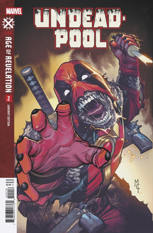 UNDEADPOOL #2 MARTIN COCCOLO INC 1:25 VARIANT [AOR]