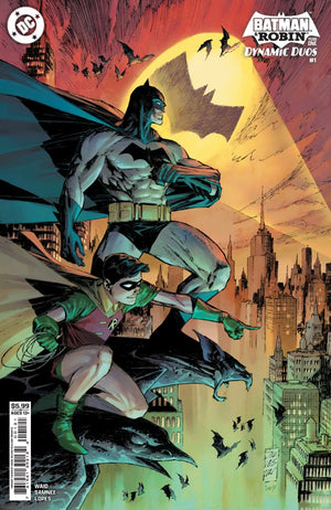 BATMAN & ROBIN: YEAR ONE - DYNAMIC DUOS #1 (OF 12) CVR B MARC SILVESTRI CARD STOCK VAR