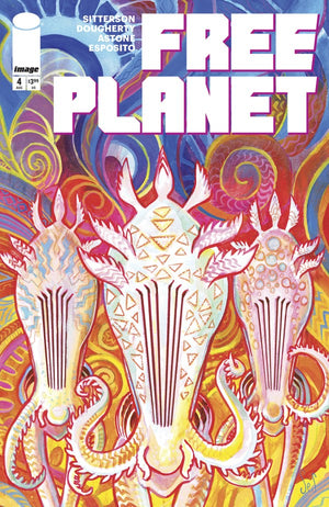 FREE PLANET #4 CVR B JED DOUGHERTY TENTACLES VAR