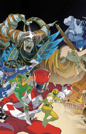 Mighty Morphin Power Rangers: Rita's Rewind #1 C Variant (Full Art  Foil, GAME ART)