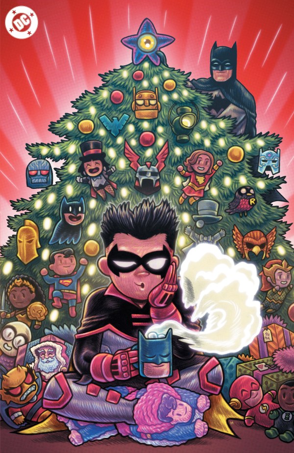 BATMAN / SANTA CLAUS: SILENT KNIGHT RETURNS #1 (OF 5) CVR C DAN HIPP DC HOLIDAY SURPRISE RUB AND SMELL POLYBAG VAR