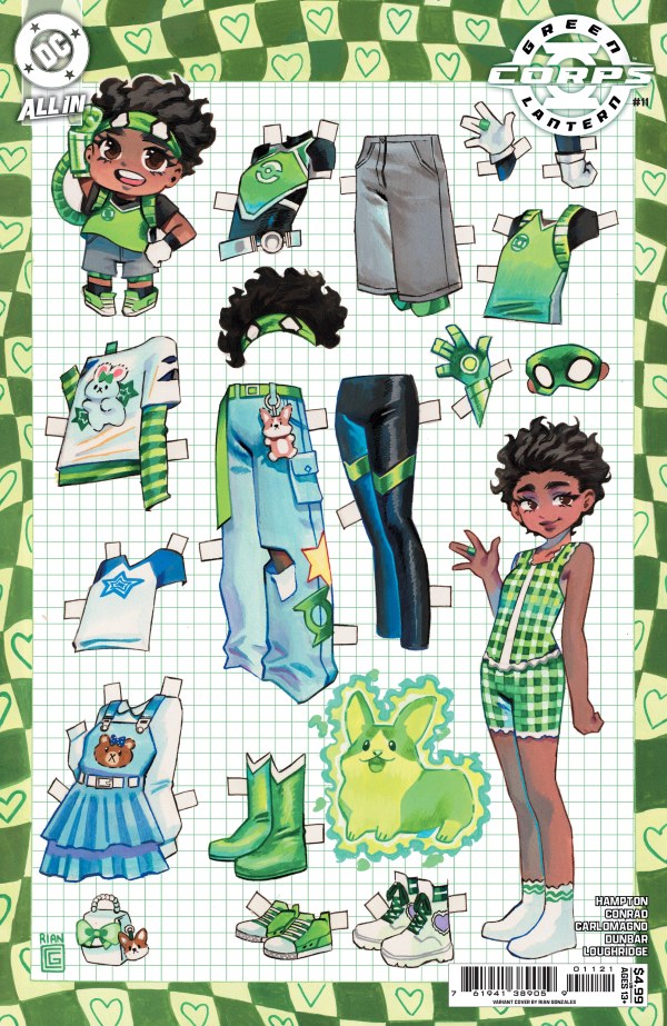 GREEN LANTERN CORPS #11 (2025) CVR B RIAN GONZALES CARD STOCK VAR