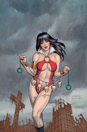 VAMPIRELLA: ARMAGEDDON #9 CVR G INC 1:10 JOSEPH MICHAEL LINSNER VIRGIN VAR