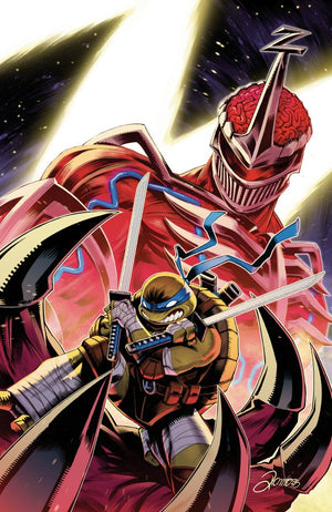 Mighty Morphin Power Rangers/Teenage Mutant Ninja Turtles III #3 D Variant (Full Art  Foil, Zonno)
