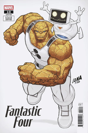 FANTASTIC FOUR #10 (2026) DAVID NAKAYAMA COLOR BLOCK WHITE VARIANT