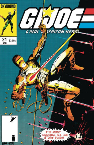 GI JOE A REAL AMERICAN HERO SILENT MISSIONS EDITION #21 CVR D INC 1:25 ED HANNIGAN & KLAUS JANSON FOIL VAR