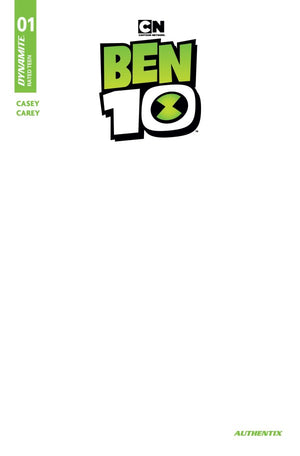 BEN 10 #1 (2026) CVR F BLANK AUTHENTIX VAR