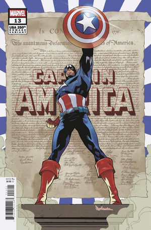 CAPTAIN AMERICA #13 (2026) ROGE ANTONIO 250TH HOMAGE VARIANT [ARM]