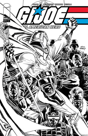 GI JOE A REAL AMERICAN HERO #323 CVR B ANDY KUBERT  B&W VAR