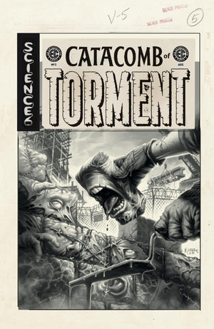 EC CATACOMB OF TORMENT #2 CVR D INC 1:20 LUKAS KETNER B&W ARTIST EDITION VAR