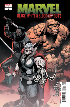 MARVEL: BLACK  WHITE & BLOOD AND GUTS #2