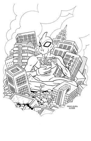 ULTRAMEGA BY JAMES HARREN #9 (OF 9) CVR C INC 1:10 ANDREW MACLEAN B&W VAR (MR)