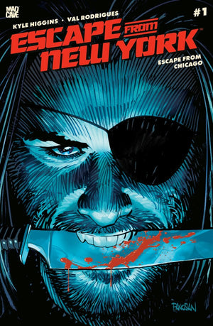 ESCAPE FROM NEW YORK ESCAPE FROM CHICAGO #1 CVR E DAN PANOSIAN FOIL CARD STOCK VAR