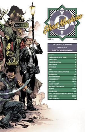 GHOST MACHINE: THE OFFICIAL GUIDEBOOK #5 (OF 5) CVR C IVAN REIS & DANNY MIKI WRAPAROUND VAR