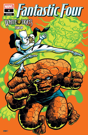 FANTASTIC FOUR #4 (2025) J. GONZO WHITE TIGER TEAM-UP VARIANT