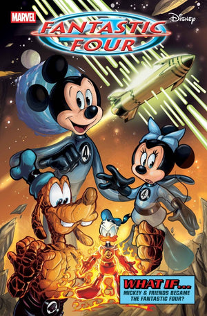 FANTASTIC FOUR #30 (2025) CIRO CANGIALOSI DISNEY WHAT IF? FANTASTIC FOUR HOMAGE VARIANT [DOOM]